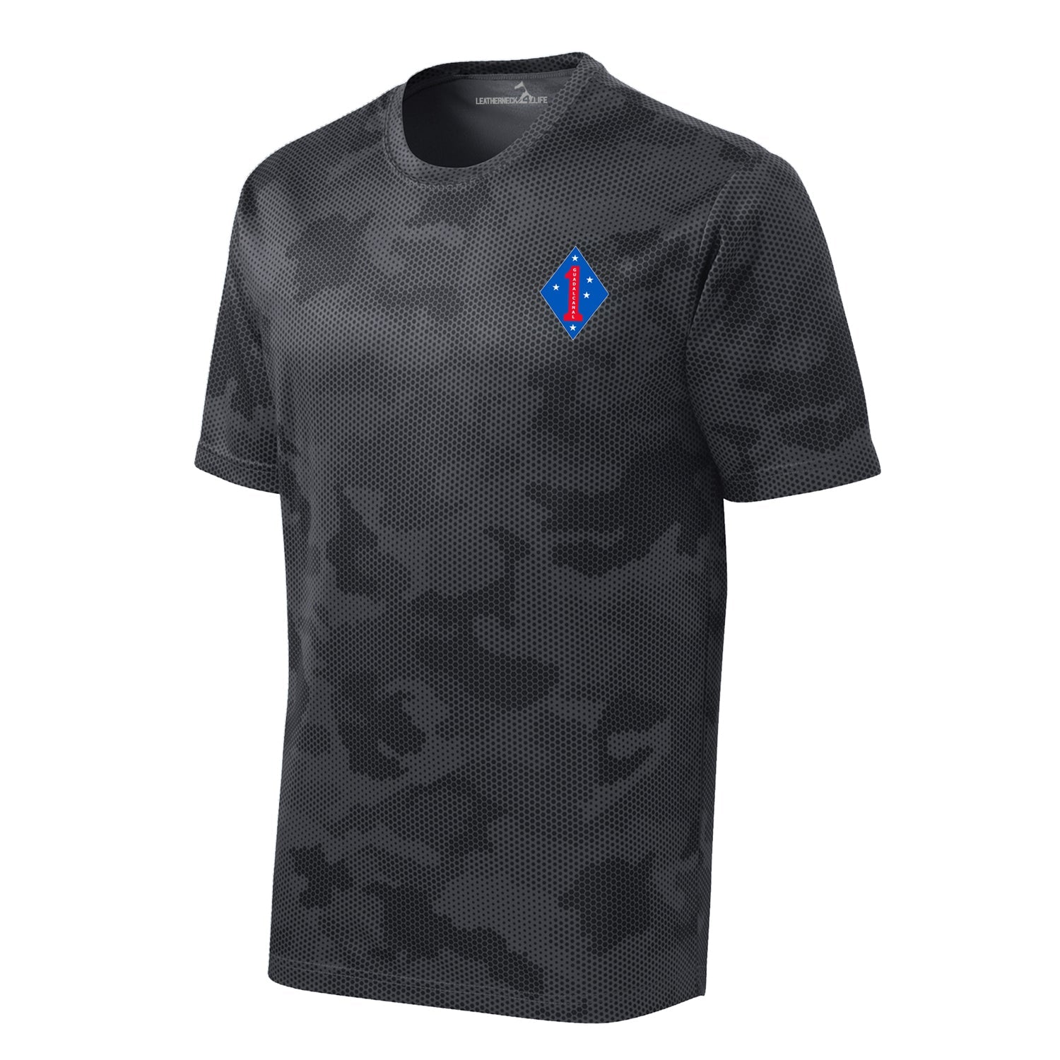 Camohex 1st Division Left Chest Performance T-Shirt