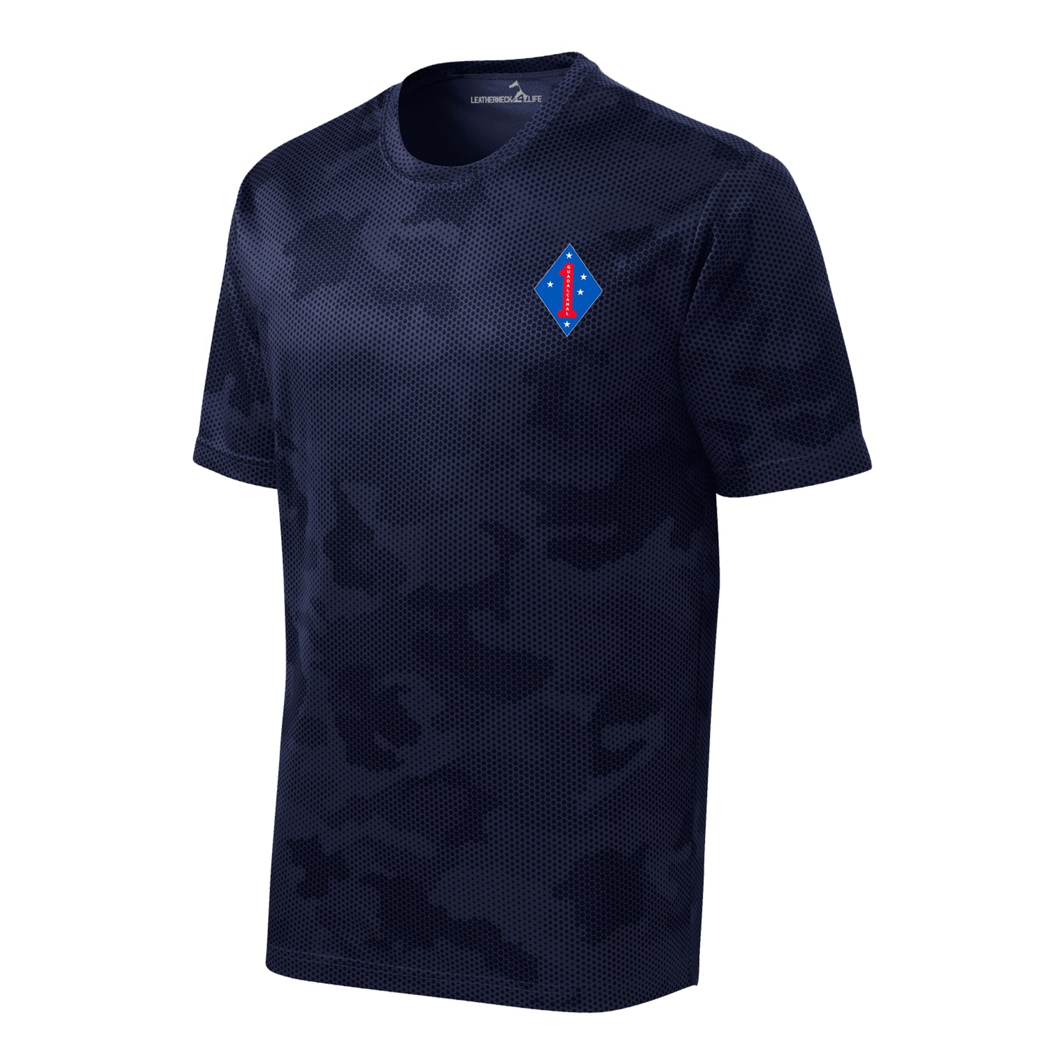 Camohex 1st Division Left Chest Performance T-Shirt