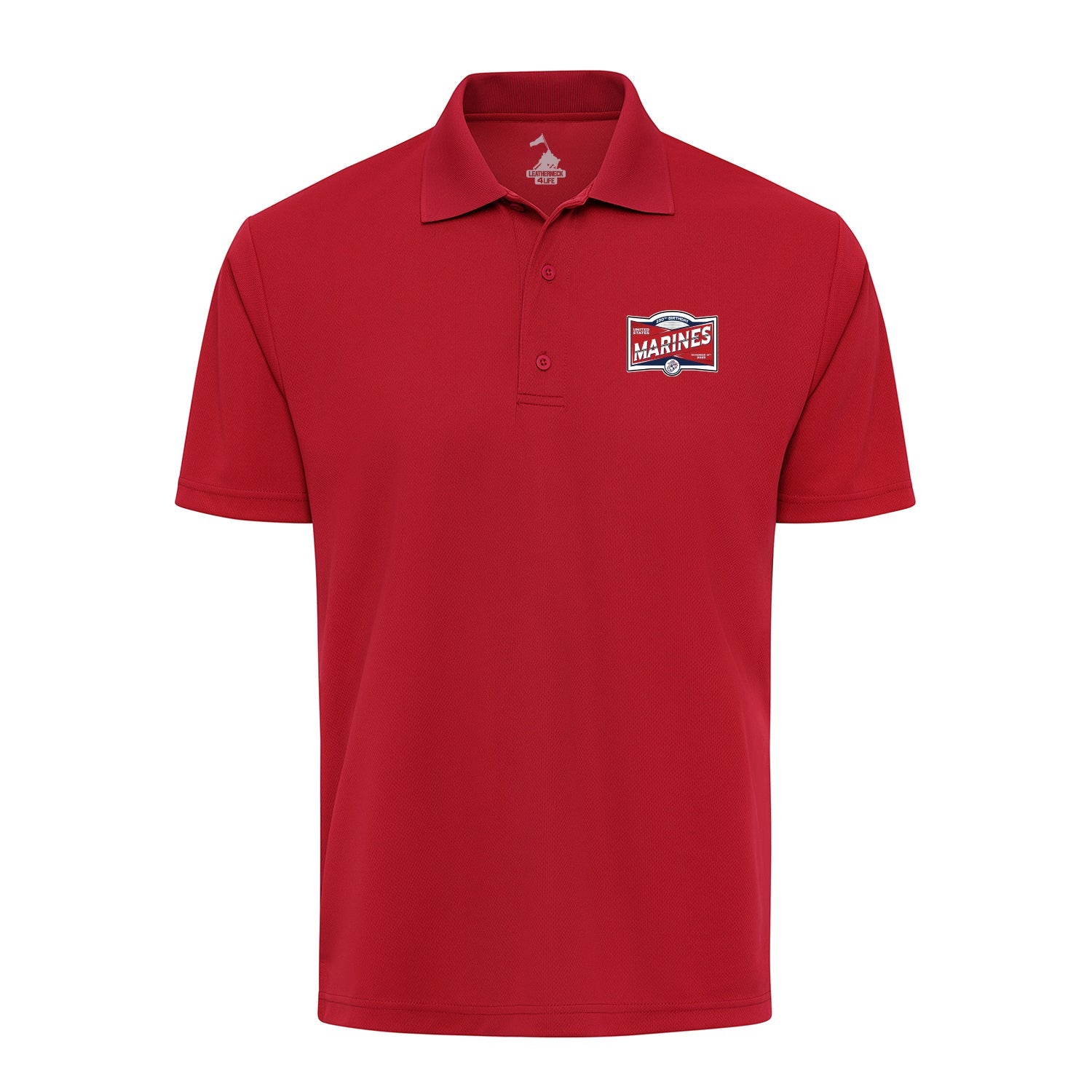 250th USMC Birthday Label Performance Polo Shirt
