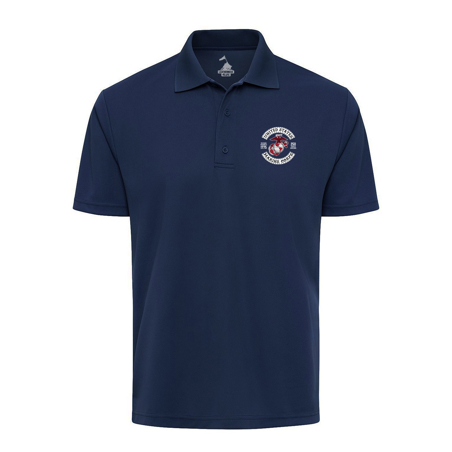 250th USMC Birthday Rocker Performance Polo Shirt