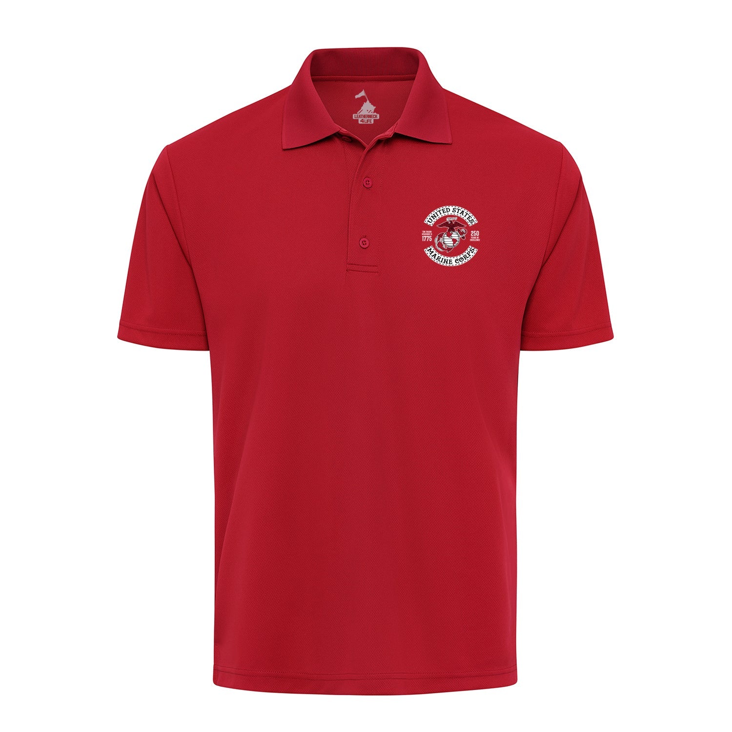 250th USMC Birthday Rocker Performance Polo Shirt