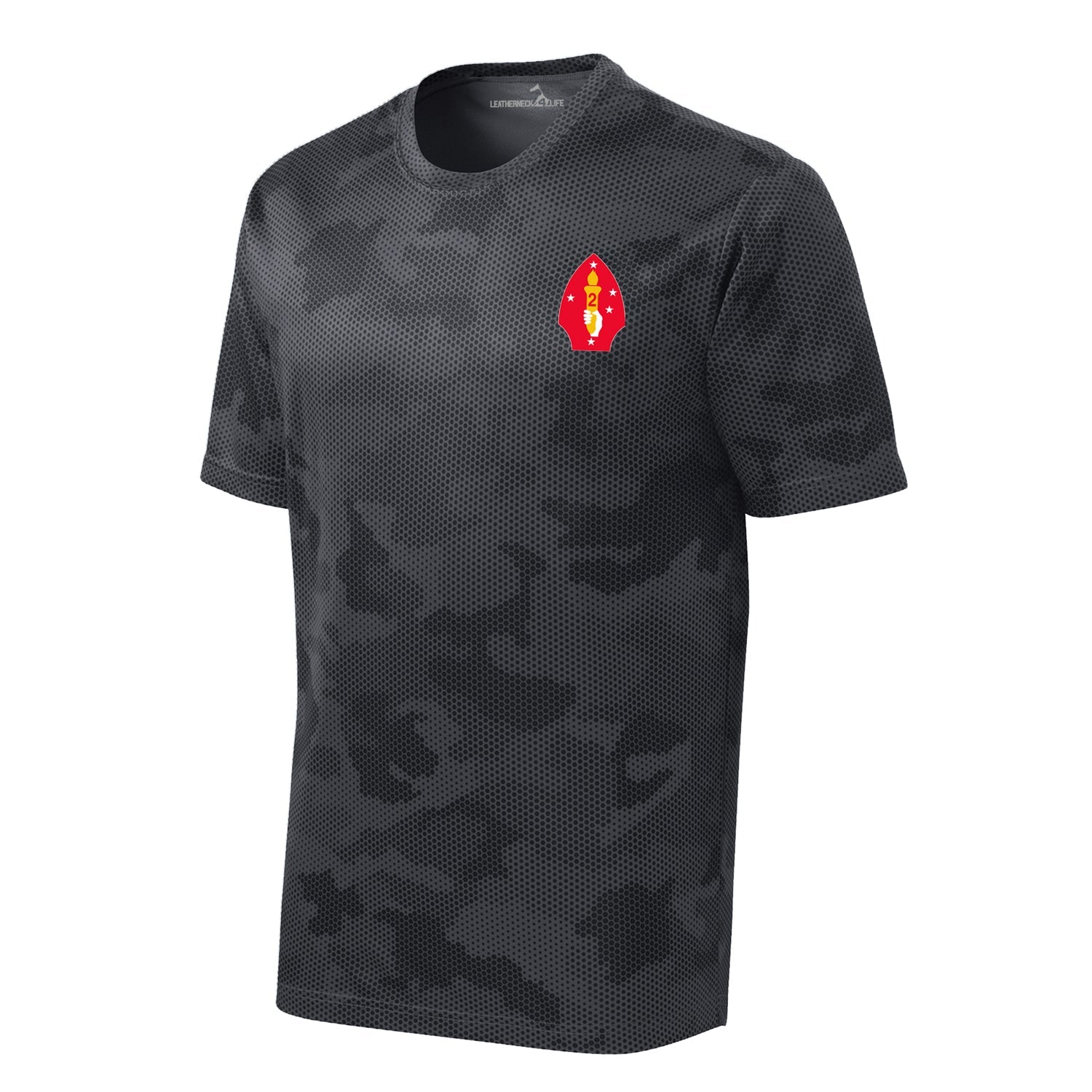 Camohex 2nd Division Left Chest Performance T-Shirt