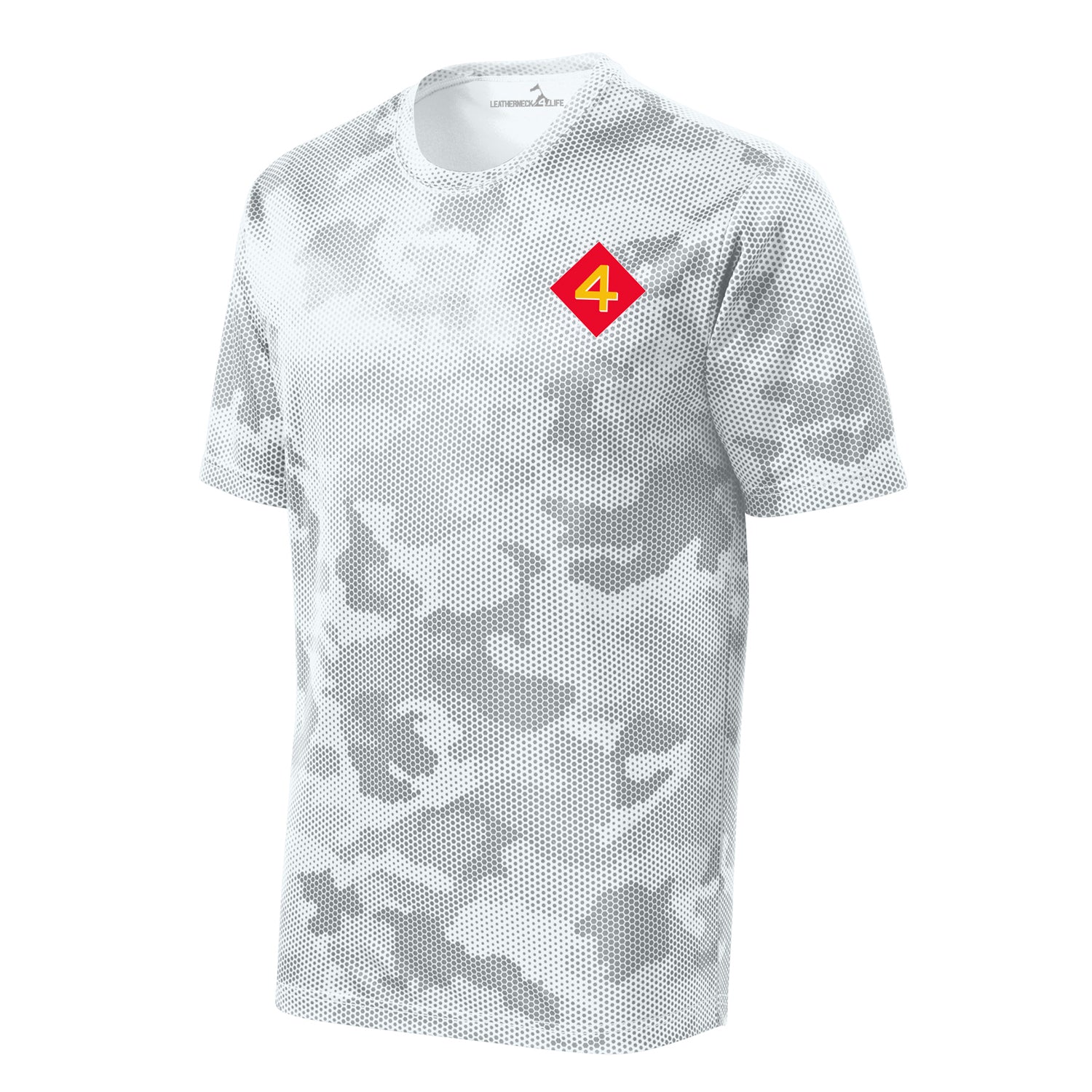 Camohex 4th Division Left Chest Performance T-Shirt