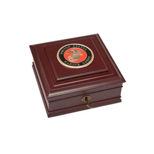 U.S. Marine Corps Medallion Desktop Box