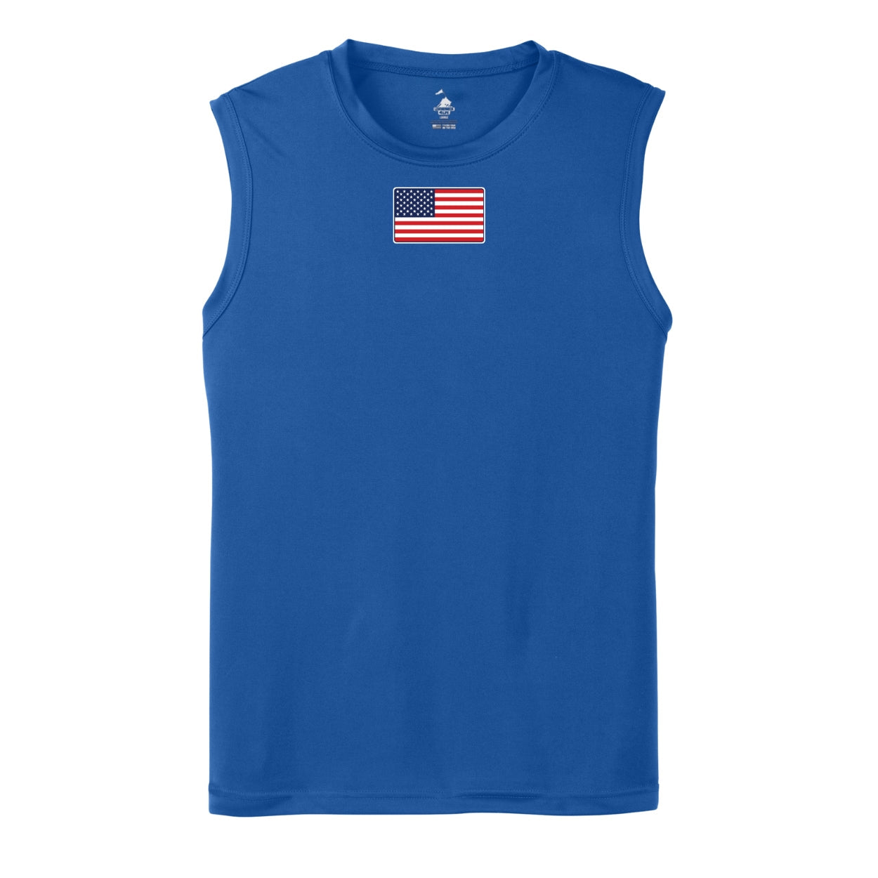 Amercian Flag Sleeveless Performance Shirt