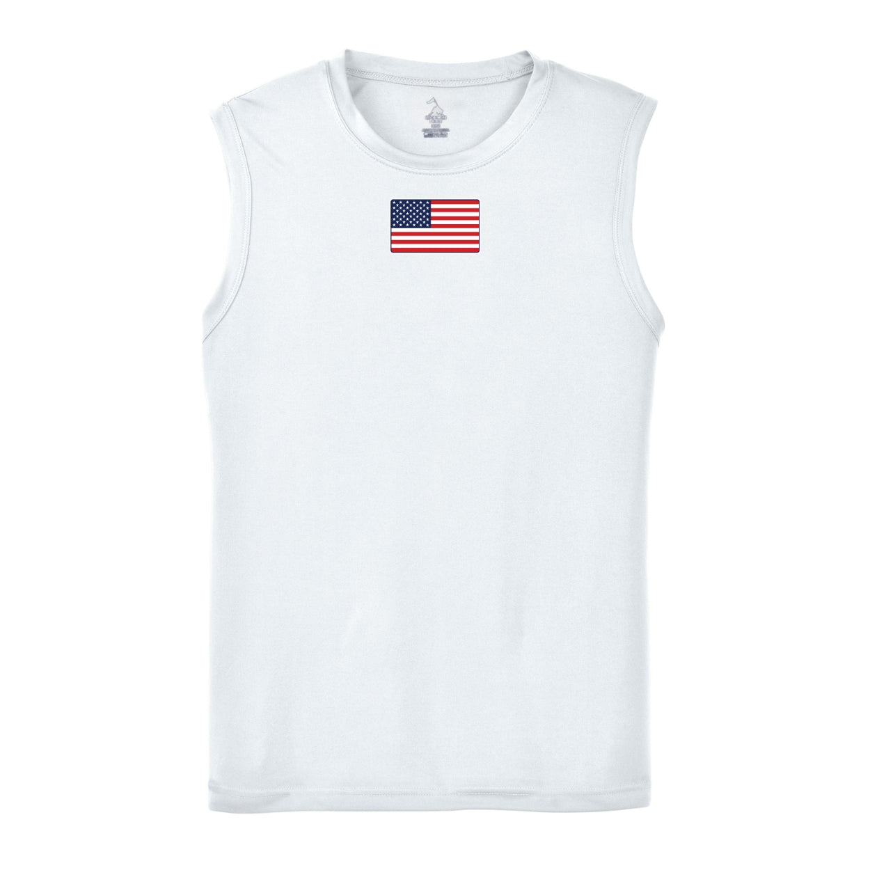 Amercian Flag Sleeveless Performance Shirt