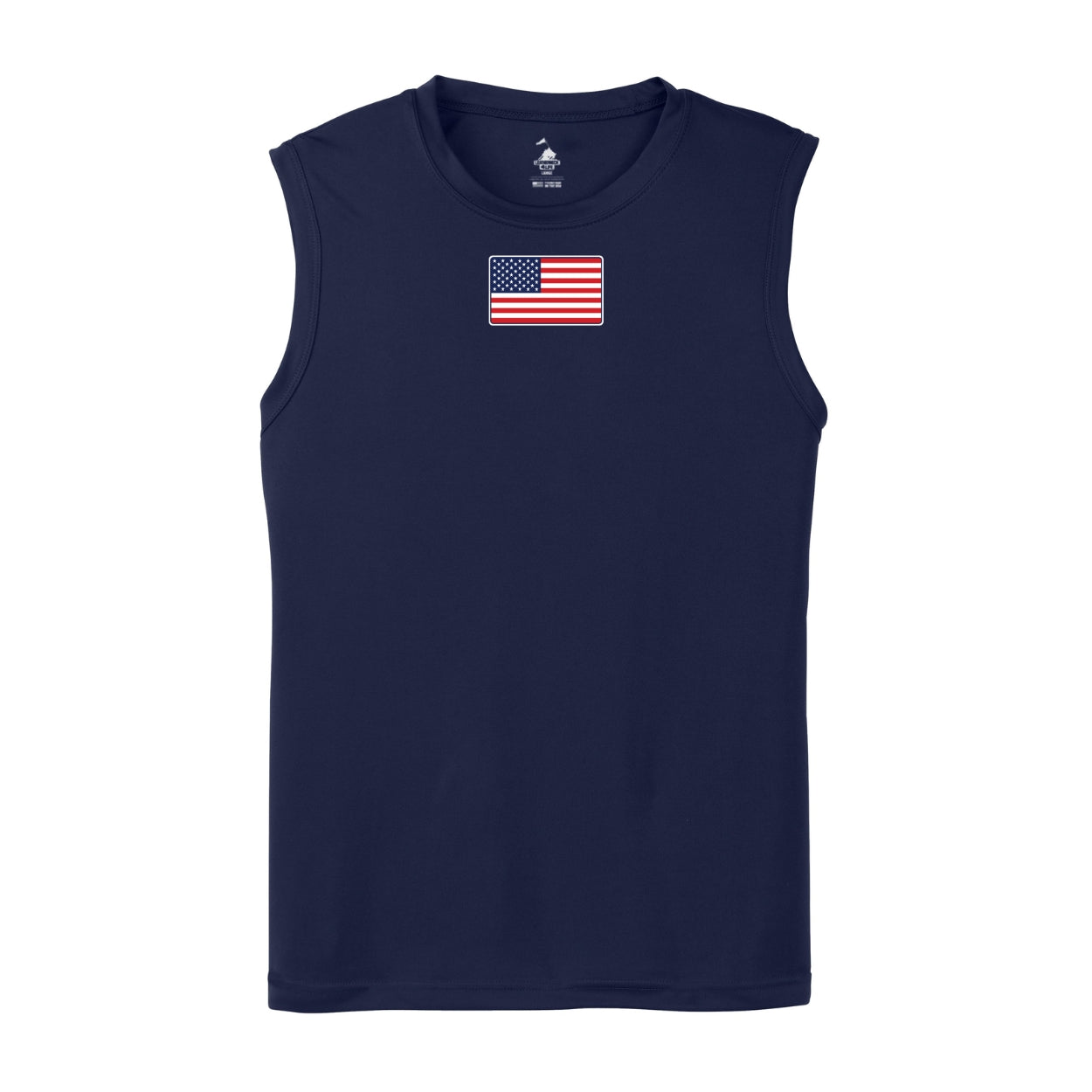 Amercian Flag Sleeveless Performance Shirt