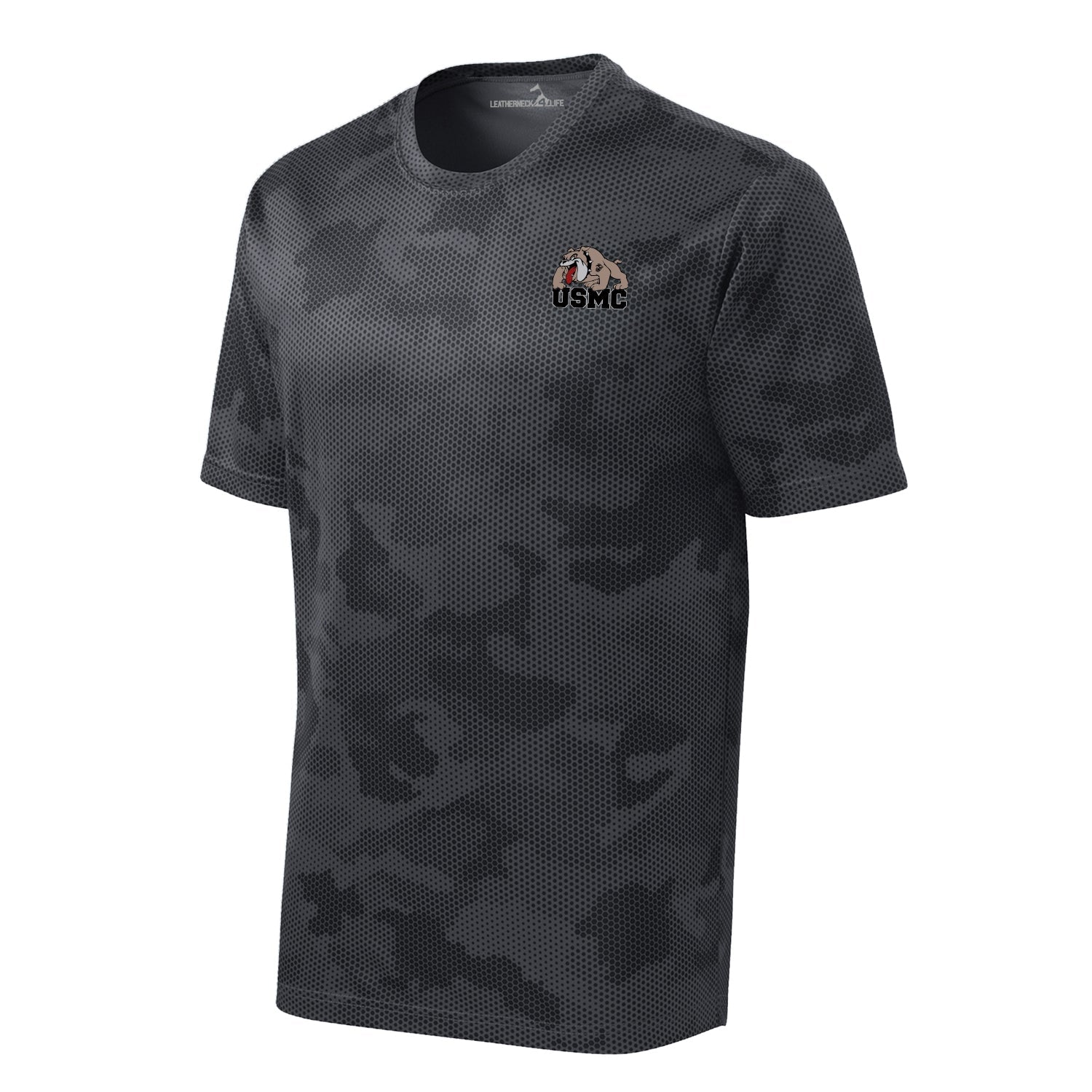 Camohex USMC Bulldog Left Chest Performance T-Shirt
