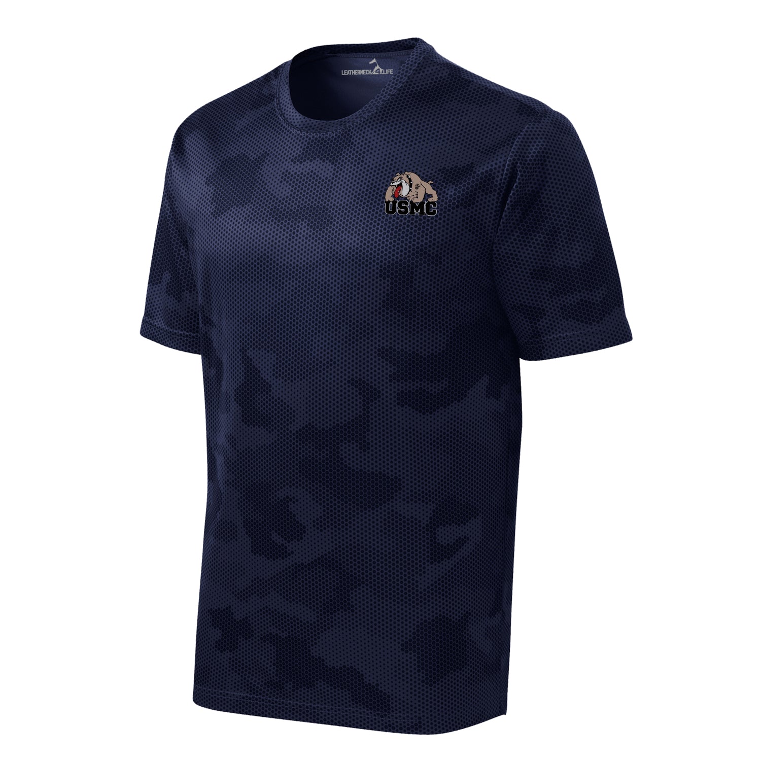 Camohex USMC Bulldog Left Chest Performance T-Shirt