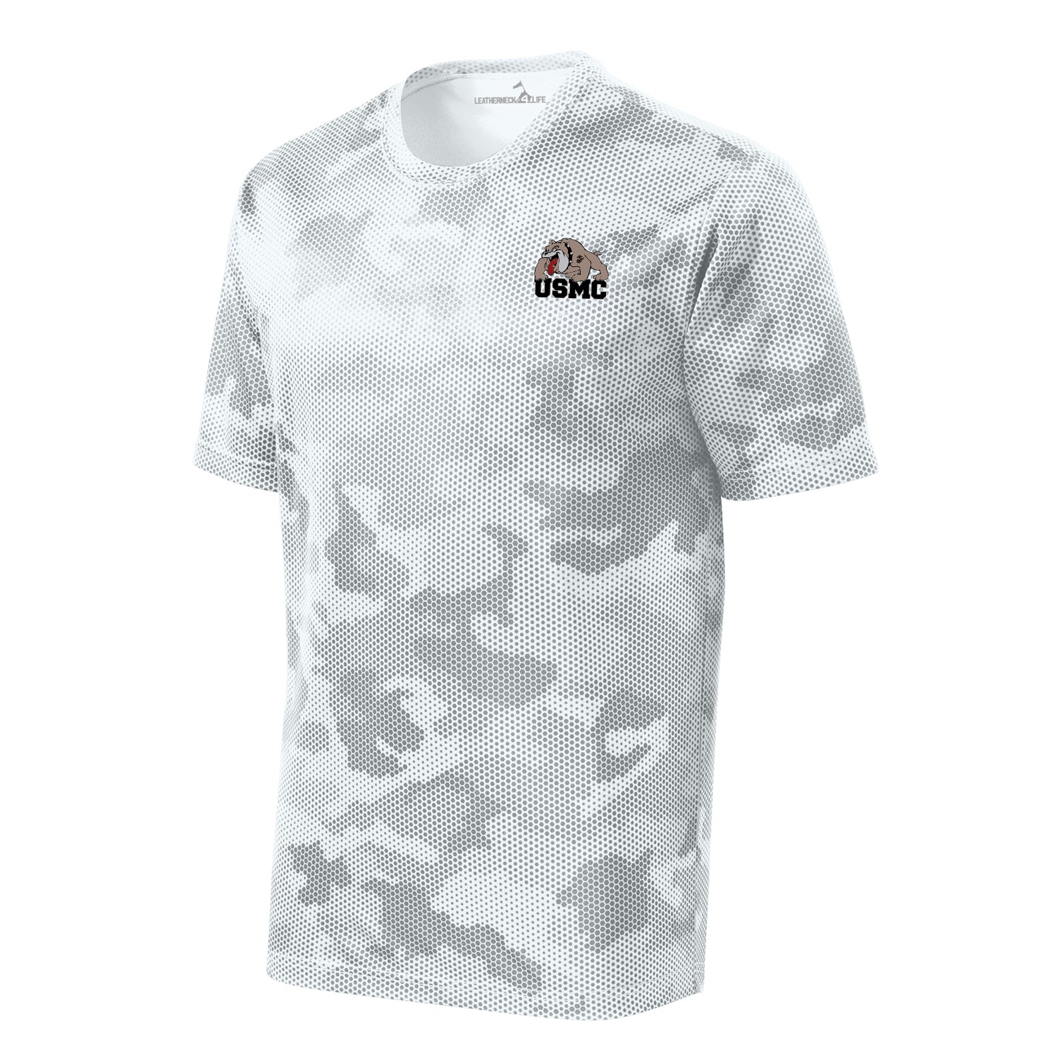 Camohex USMC Bulldog Left Chest Performance T-Shirt