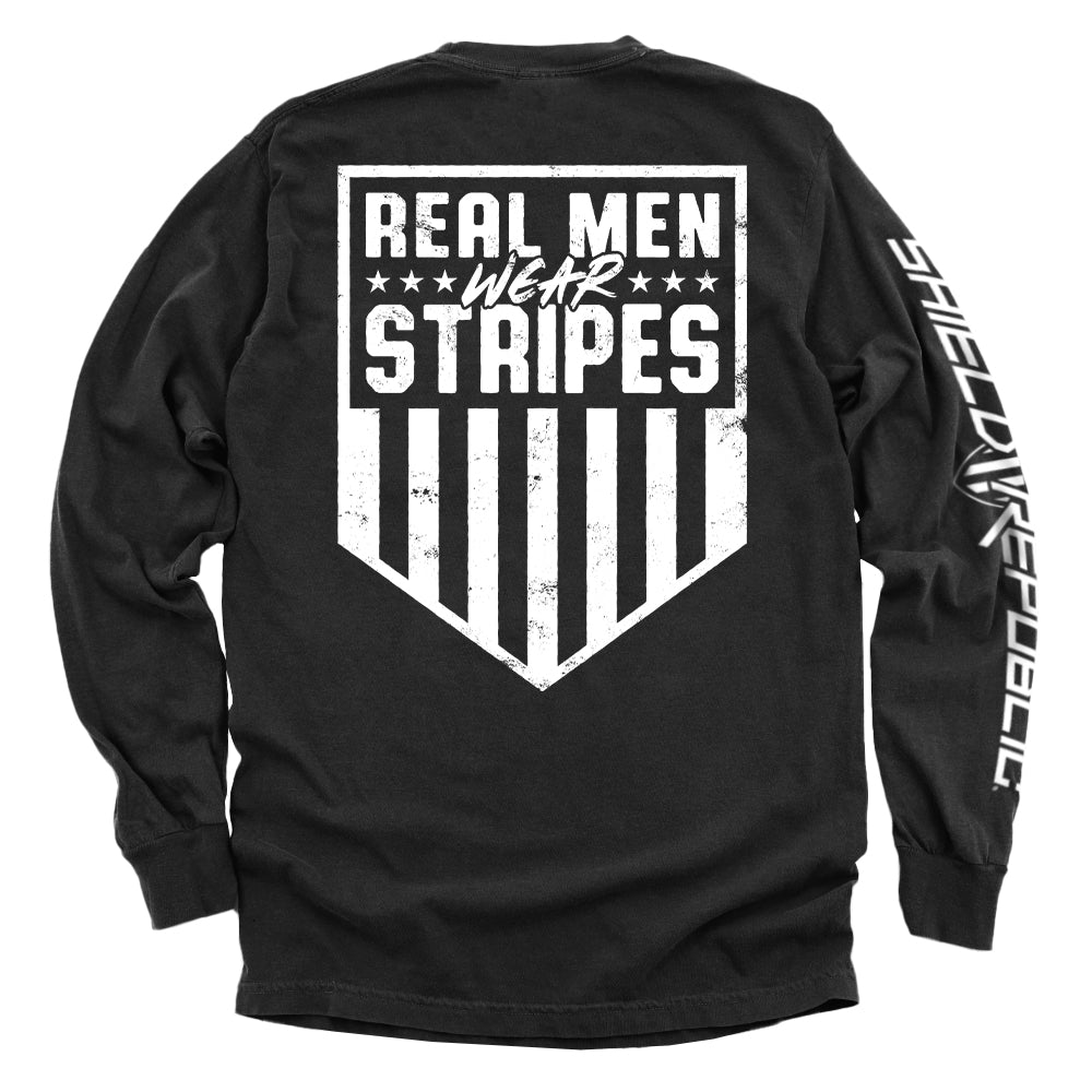 Real Men Wear Stripes (Back Print)
