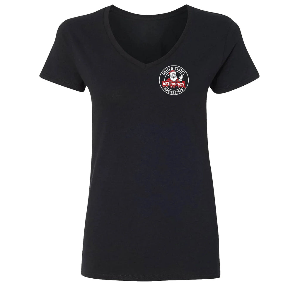 Circle Santa TFT Chest Seal Women's V-Neck