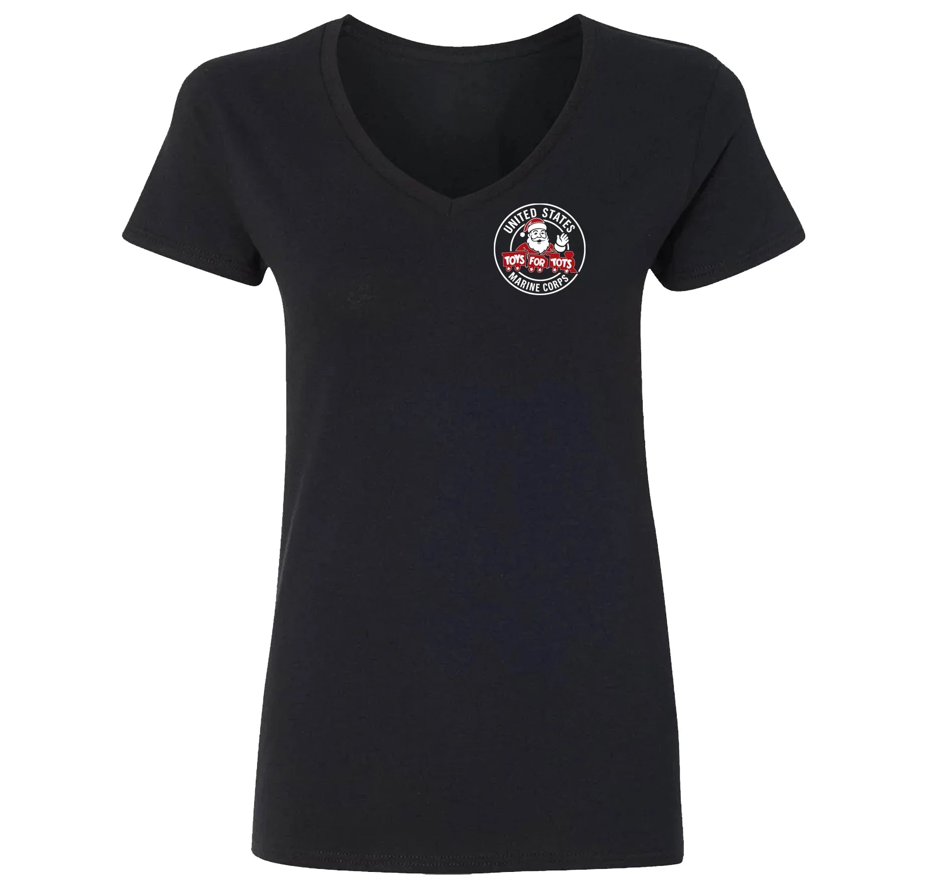 Circle Santa TFT Chest Seal Women's V-Neck