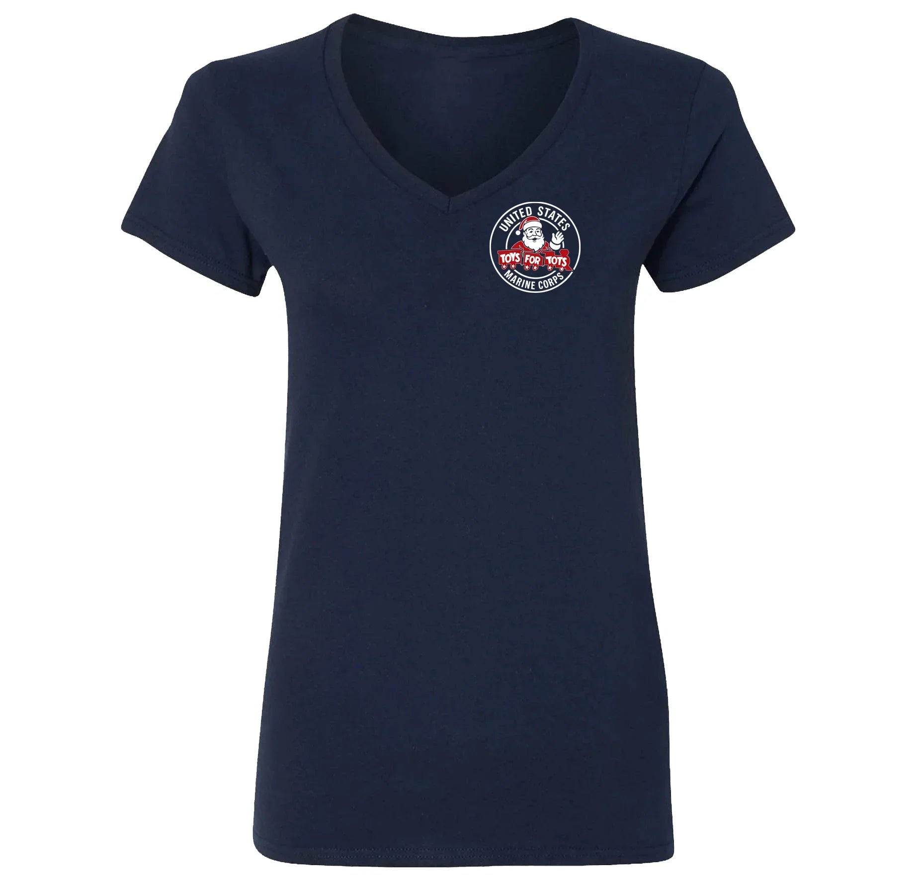 Circle Santa TFT Chest Seal Women's V-Neck