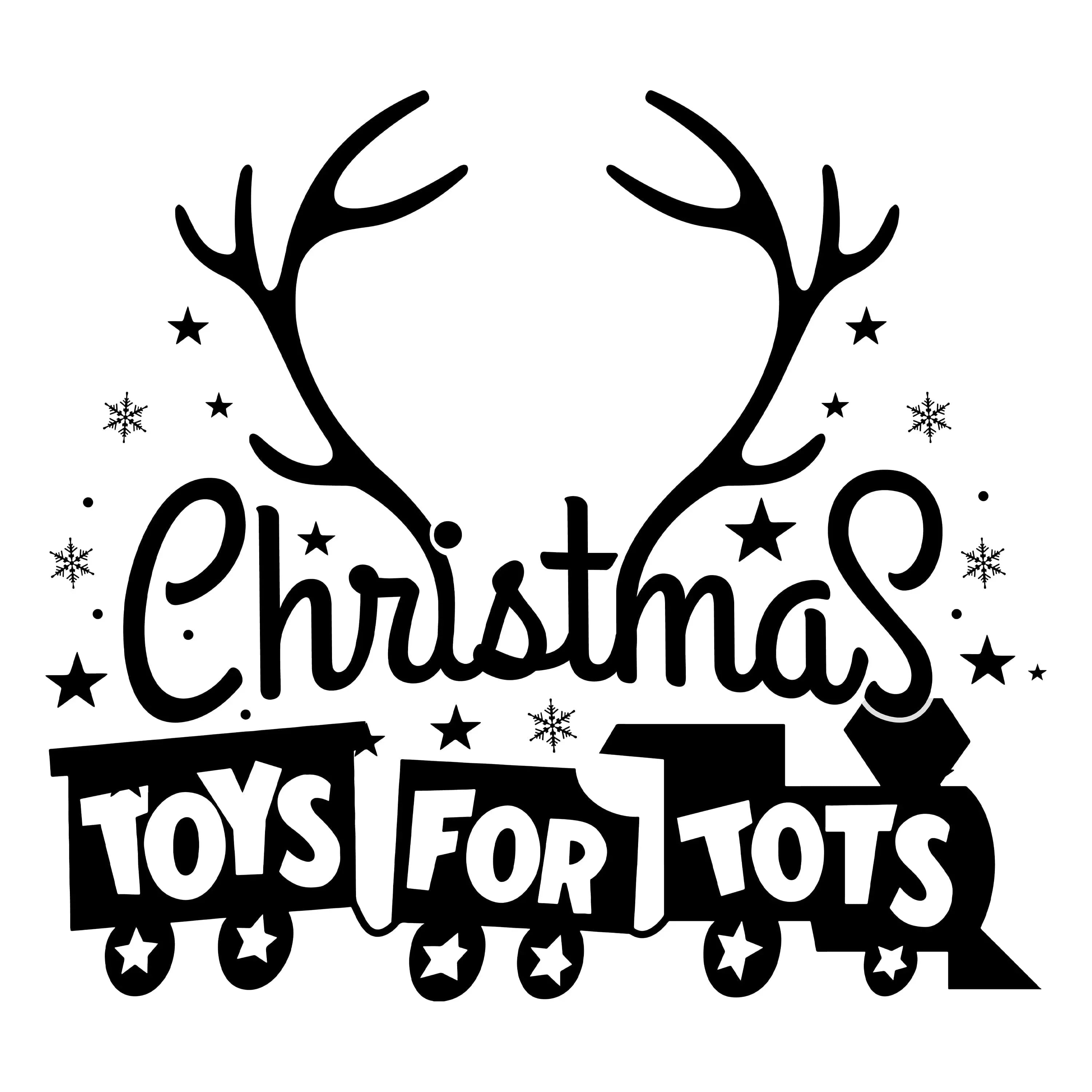 Christmas Antlers TFT Long Sleeved
