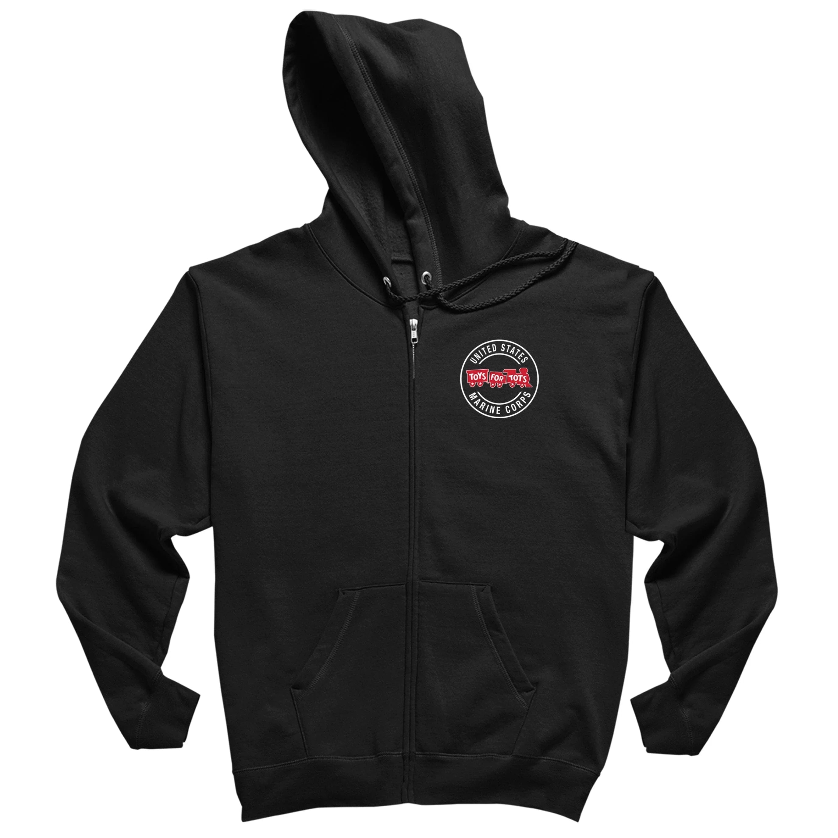 Circle TFT Chest Seal Screen Printed Full-Zip Hoodie