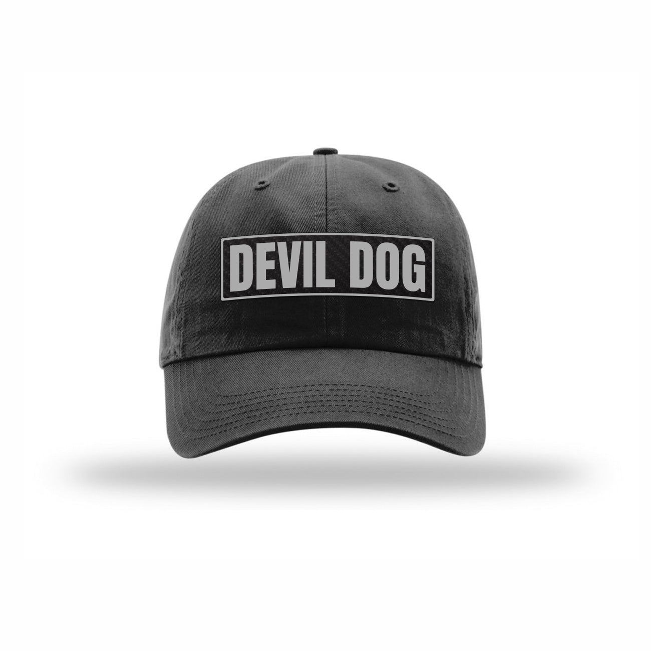 Devil Dog Carbon Fiber Patch Dad Hat