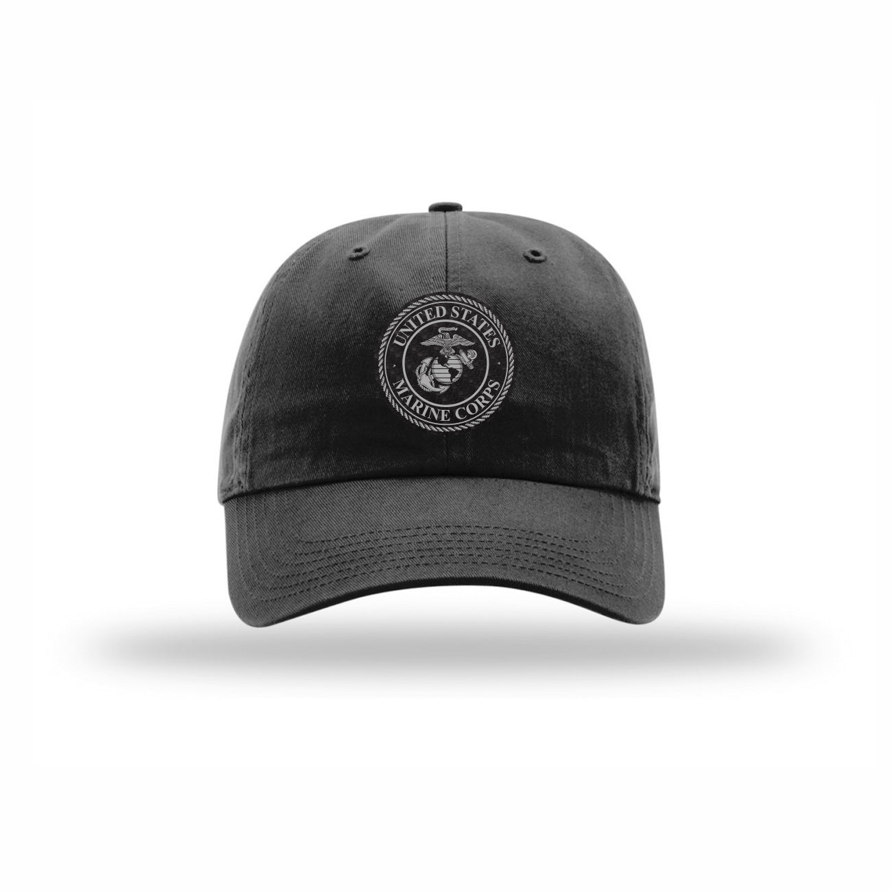 USMC Seal Carbon Fiber Patch Dad Hat