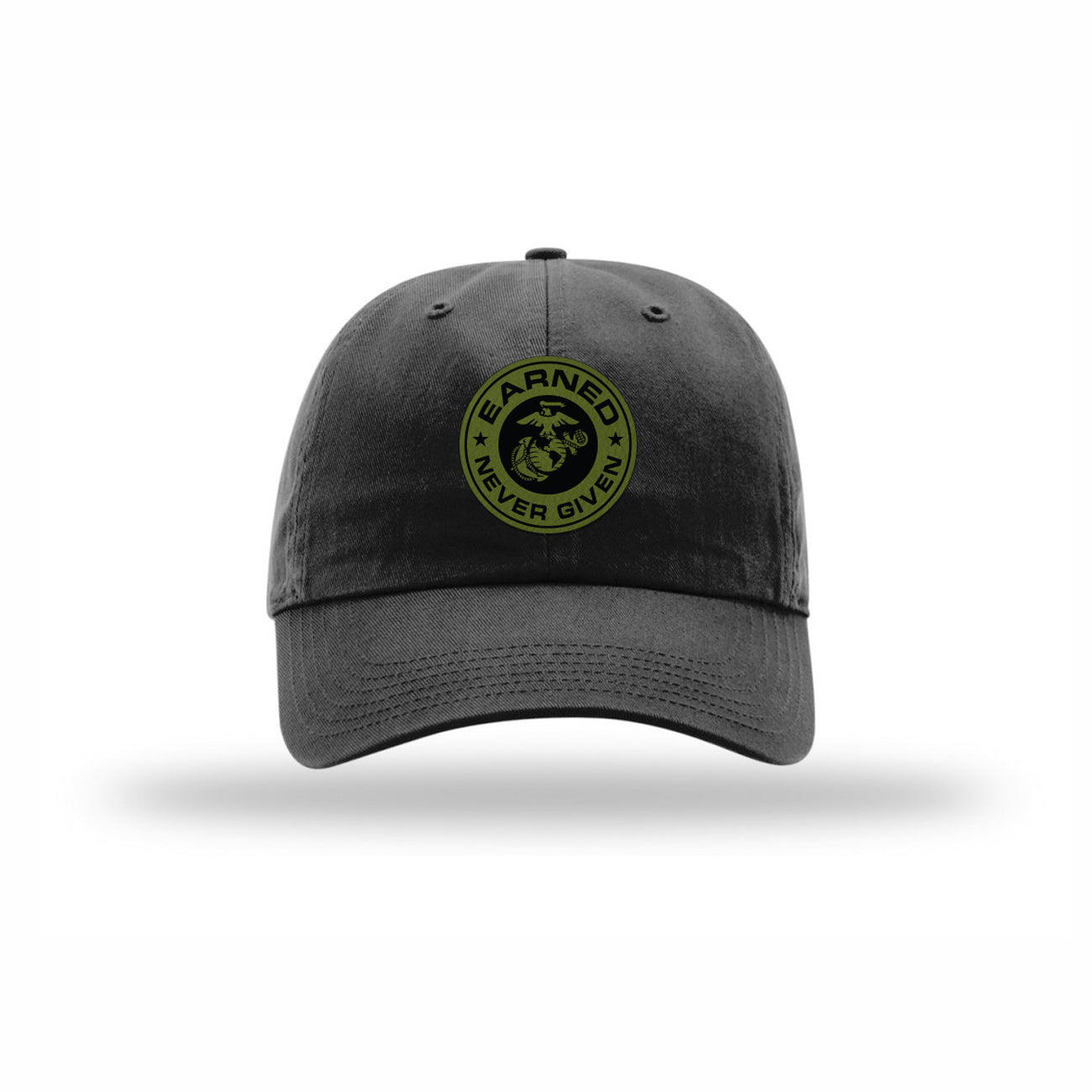 Earned Never Given OD Green Patch Dad Hat