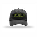 Devil Dog OD Green Patch Dad Hat