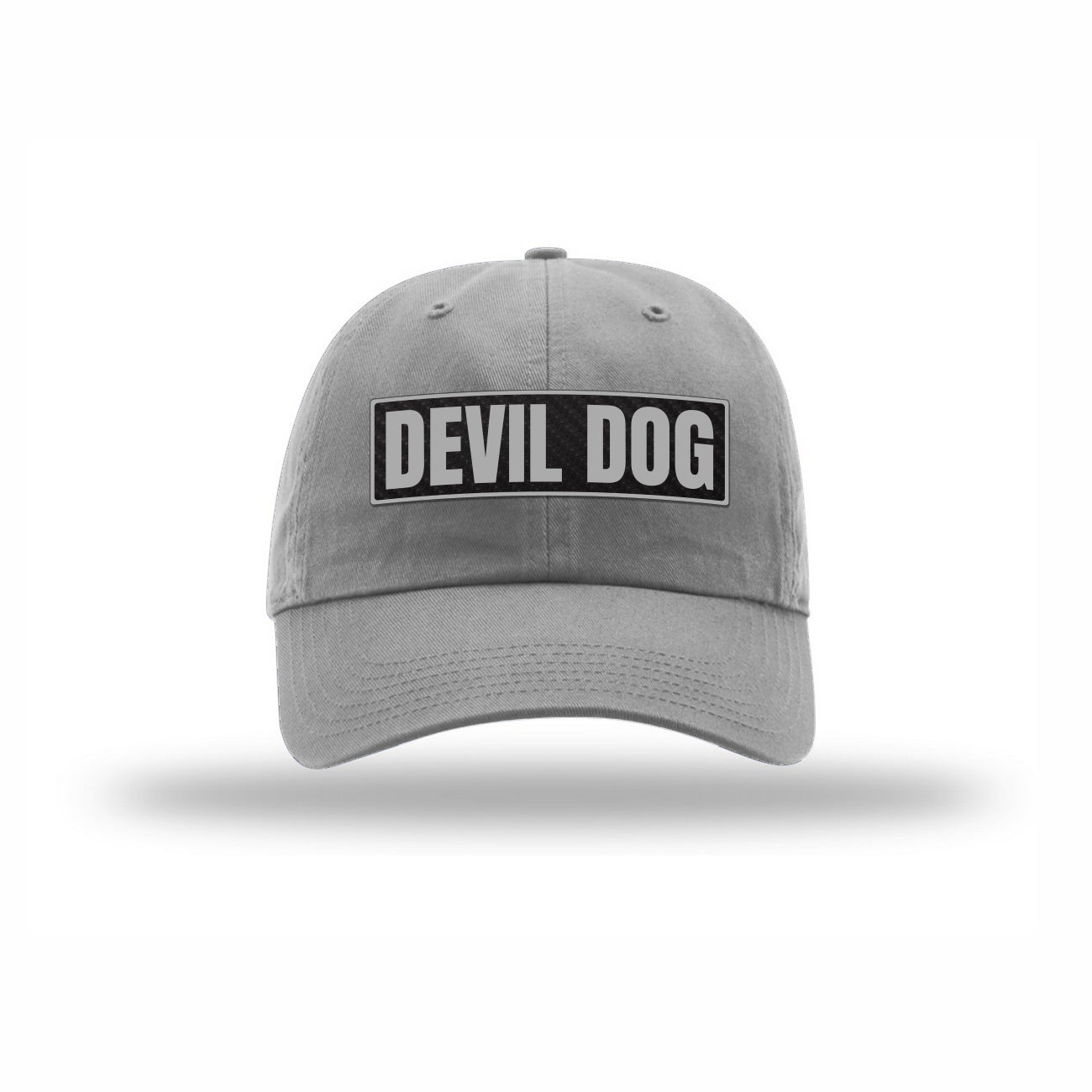 Devil Dog Carbon Fiber Patch Dad Hat