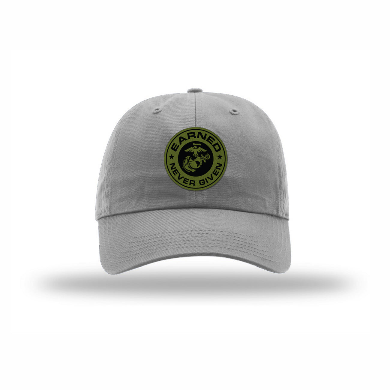 Earned Never Given OD Green Patch Dad Hat