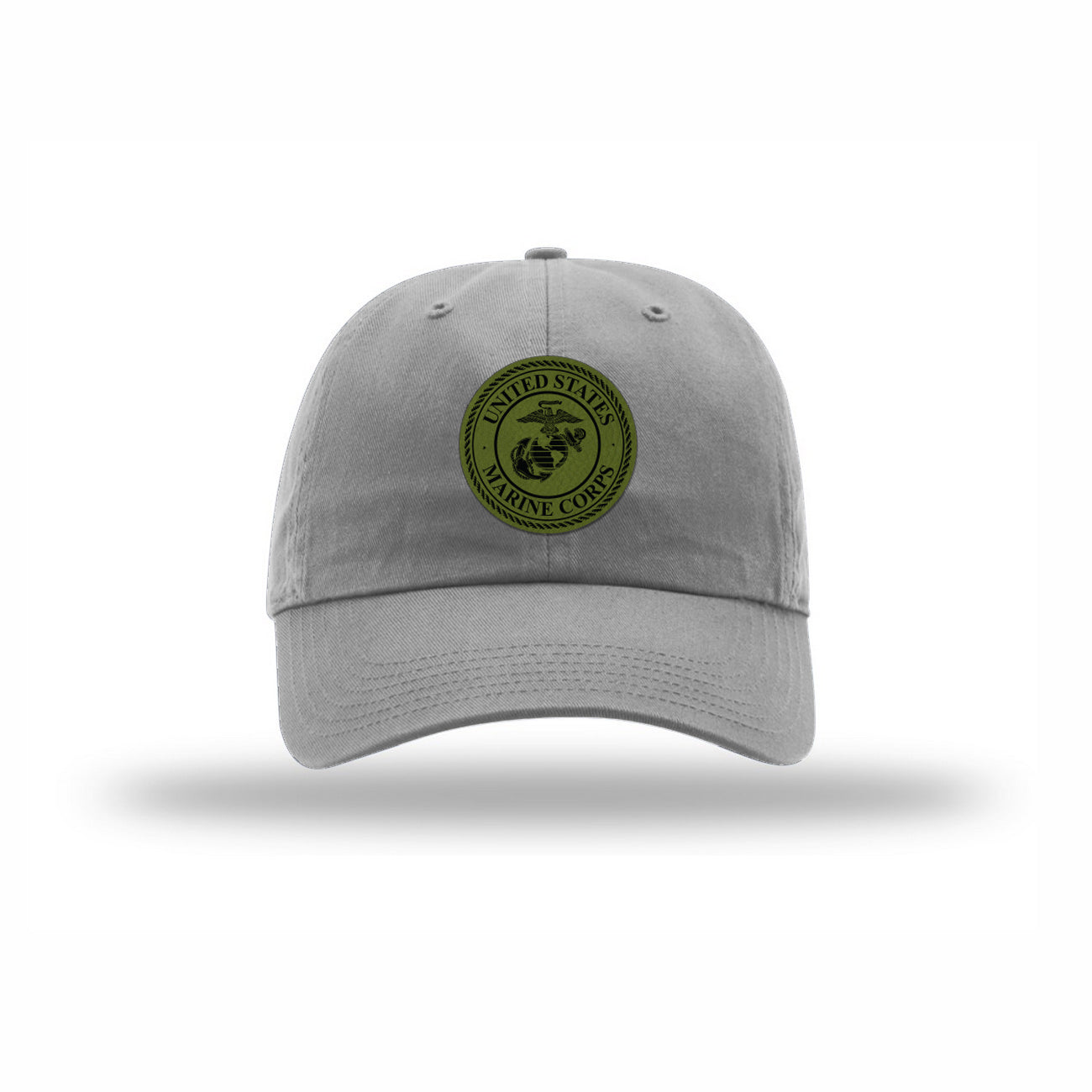 USMC Seal OD Green Patch Dad Hat