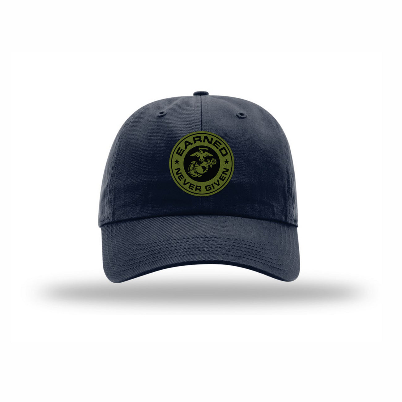 Earned Never Given OD Green Patch Dad Hat