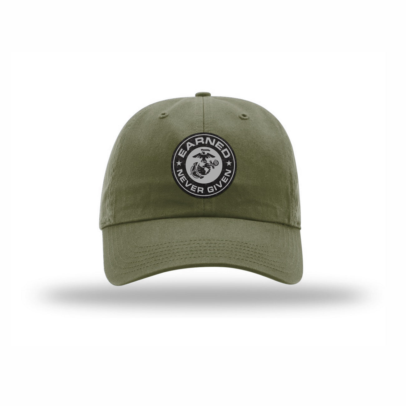 Earned Never Given Carbon Fiber Patch Dad Hat