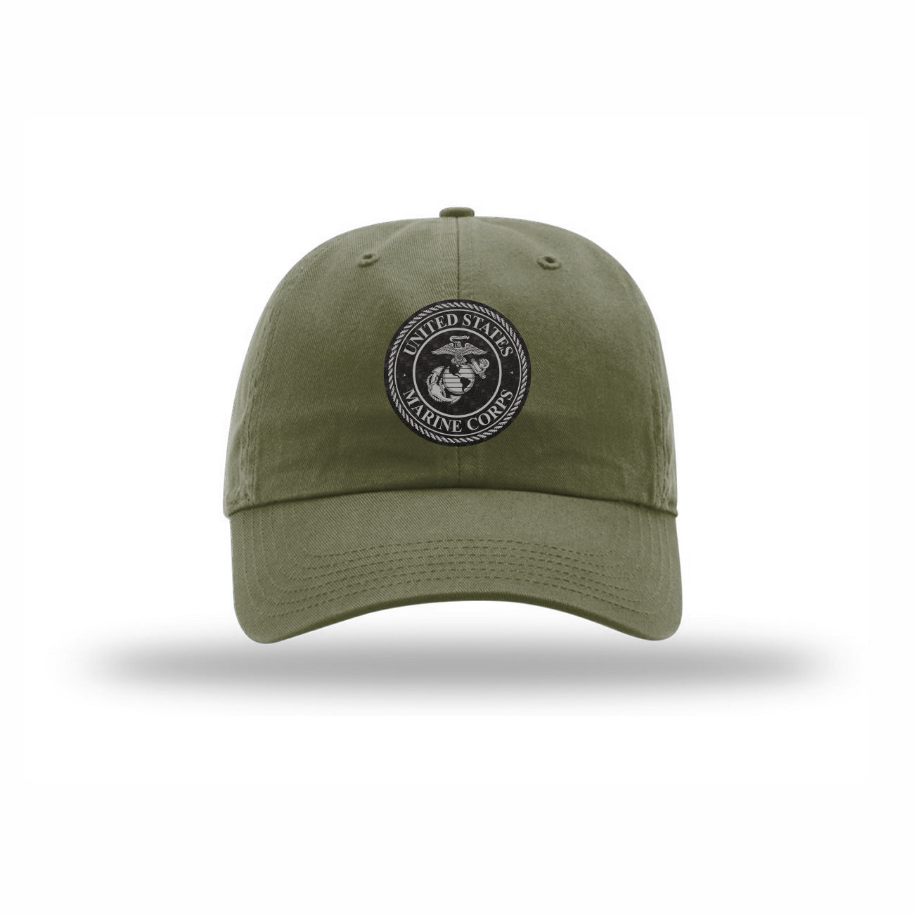 USMC Seal Carbon Fiber Patch Dad Hat