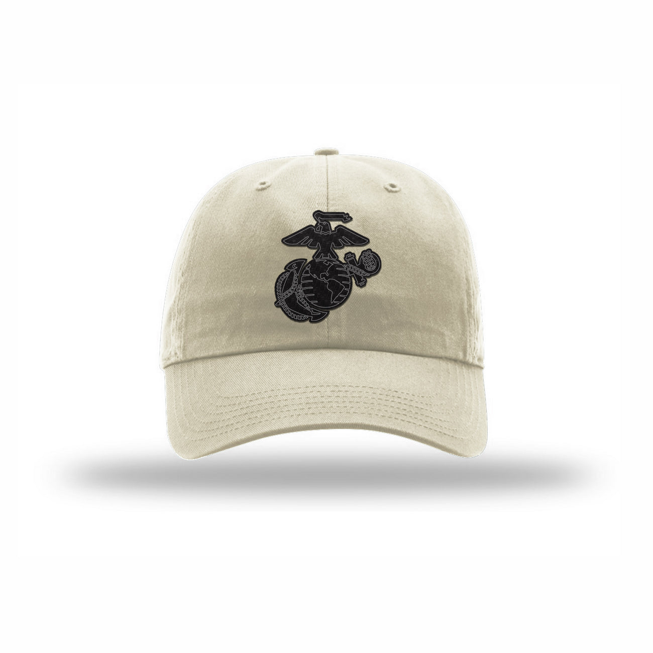 Eagle Globe & Anchor Carbon Fiber Patch Dad Hat