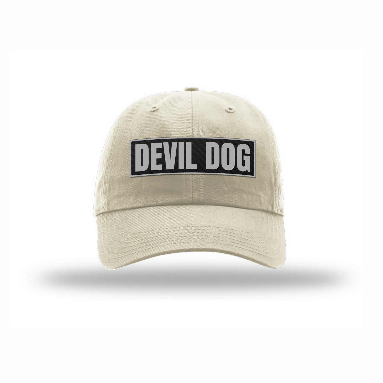 Devil Dog Carbon Fiber Patch Dad Hat