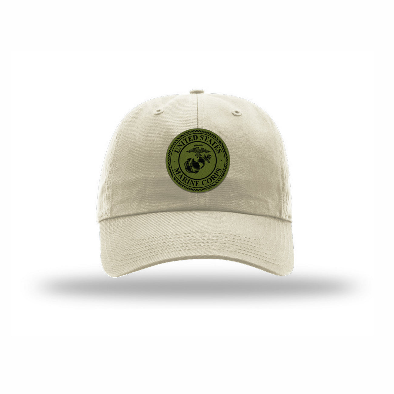 USMC Seal OD Green Patch Dad Hat