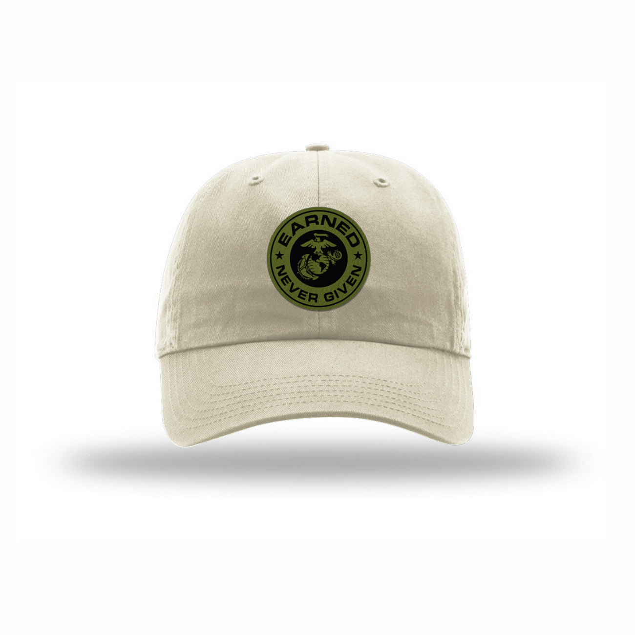Earned Never Given OD Green Patch Dad Hat