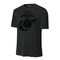 Blackout Eagle Globe & Anchor Performance T-Shirt