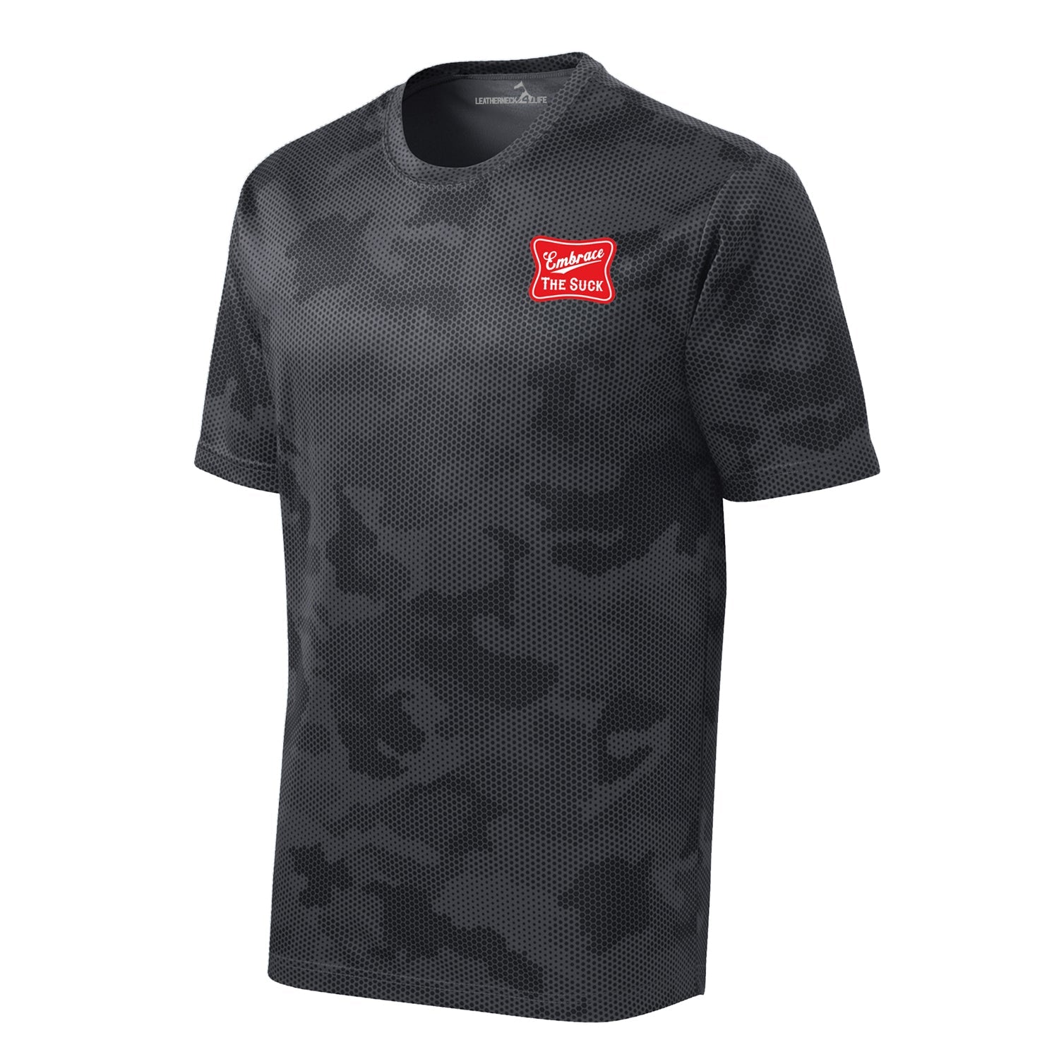 Camohex Embrace the Suck Left Chest Performance T-Shirt