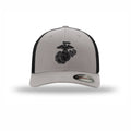 Flexfit Eagle Globe & Anchor Carbon Fiber Patch Structured Trucker