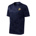 Camohex Gold & Silver Eagle Globe & Anchor Left Chest Performance T-Shirt