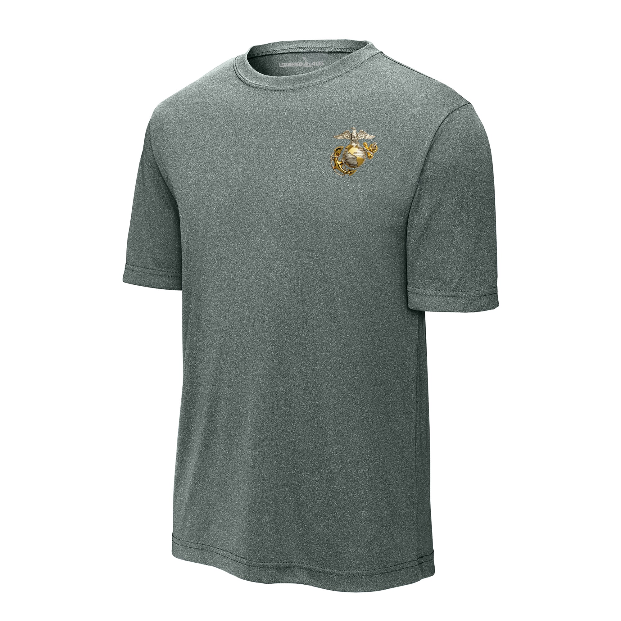 Gold & Silver Eagle Globe & Anchor Performance T-Shirt