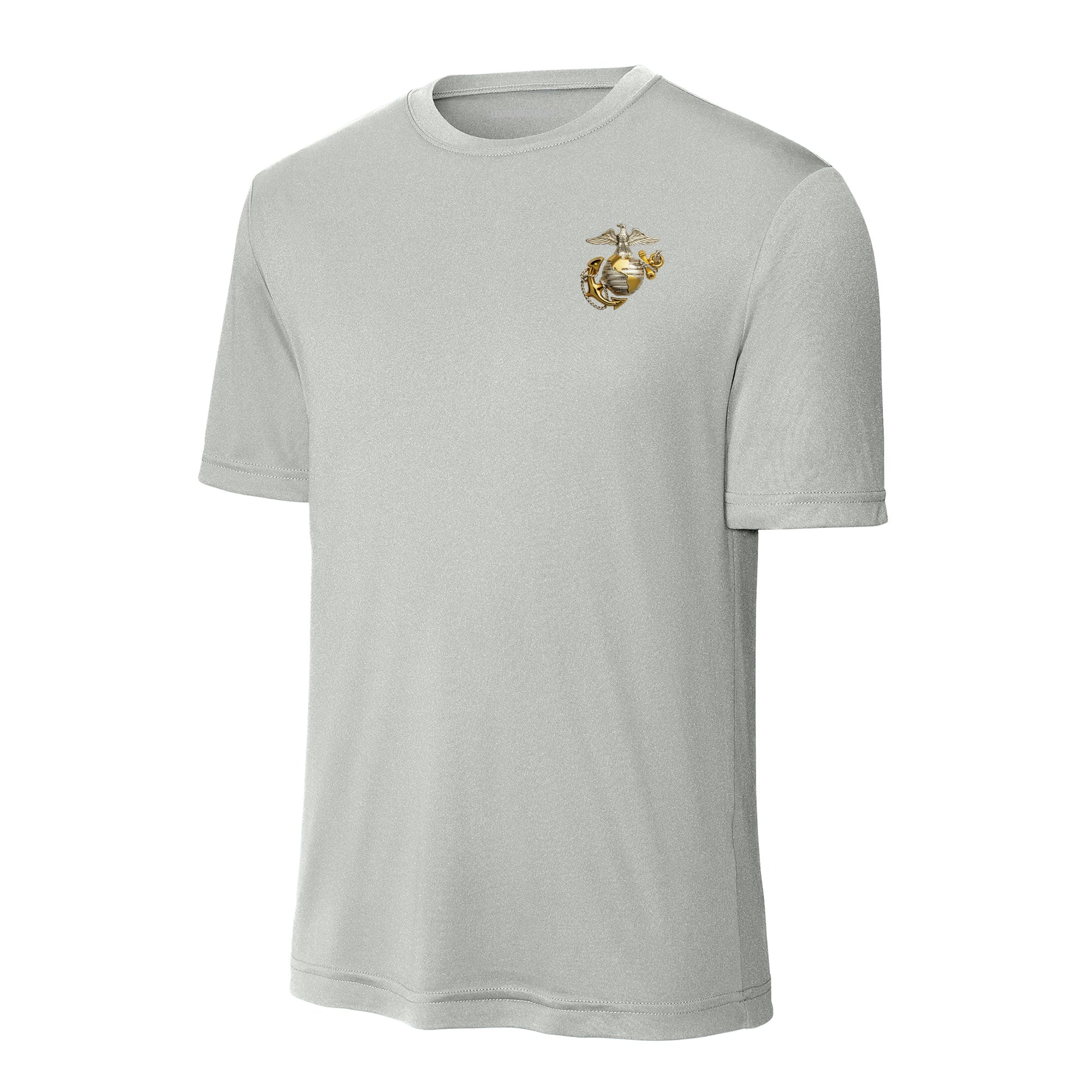 Gold & Silver Eagle Globe & Anchor Performance T-Shirt