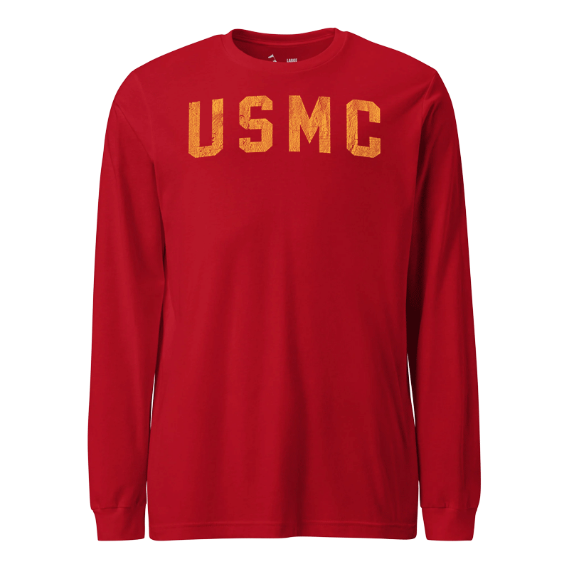 USMC Gold Arch  Longsleeve T-Shirt