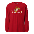 USMC Flag Vintage Longsleeve T-Shirt