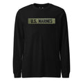 U.S. Marines OD Green Uniform Tape Long Sleeve T-Shirt