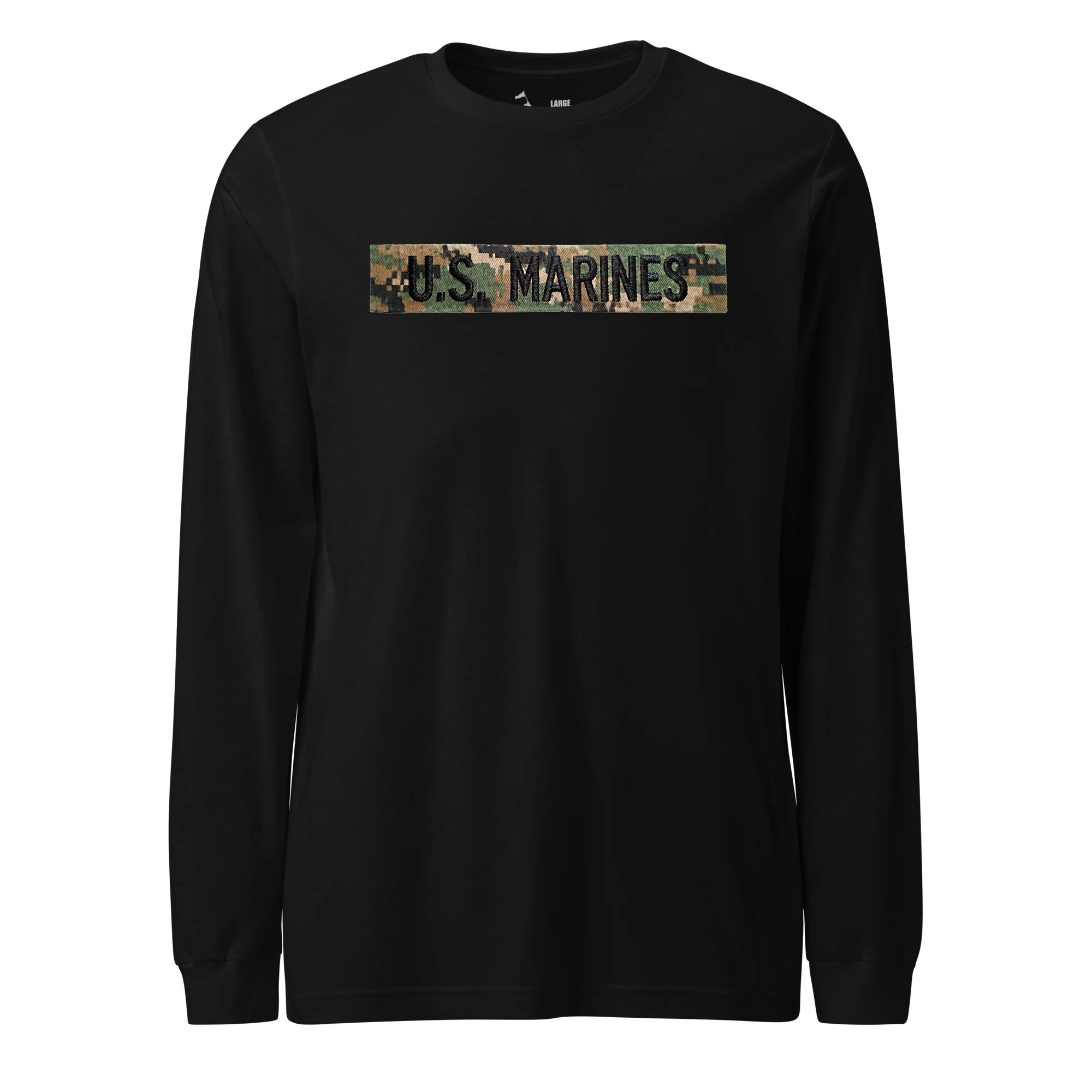 U.S. Marines Woodland Marpat Uniform Tape Long Sleeve T-Shirt