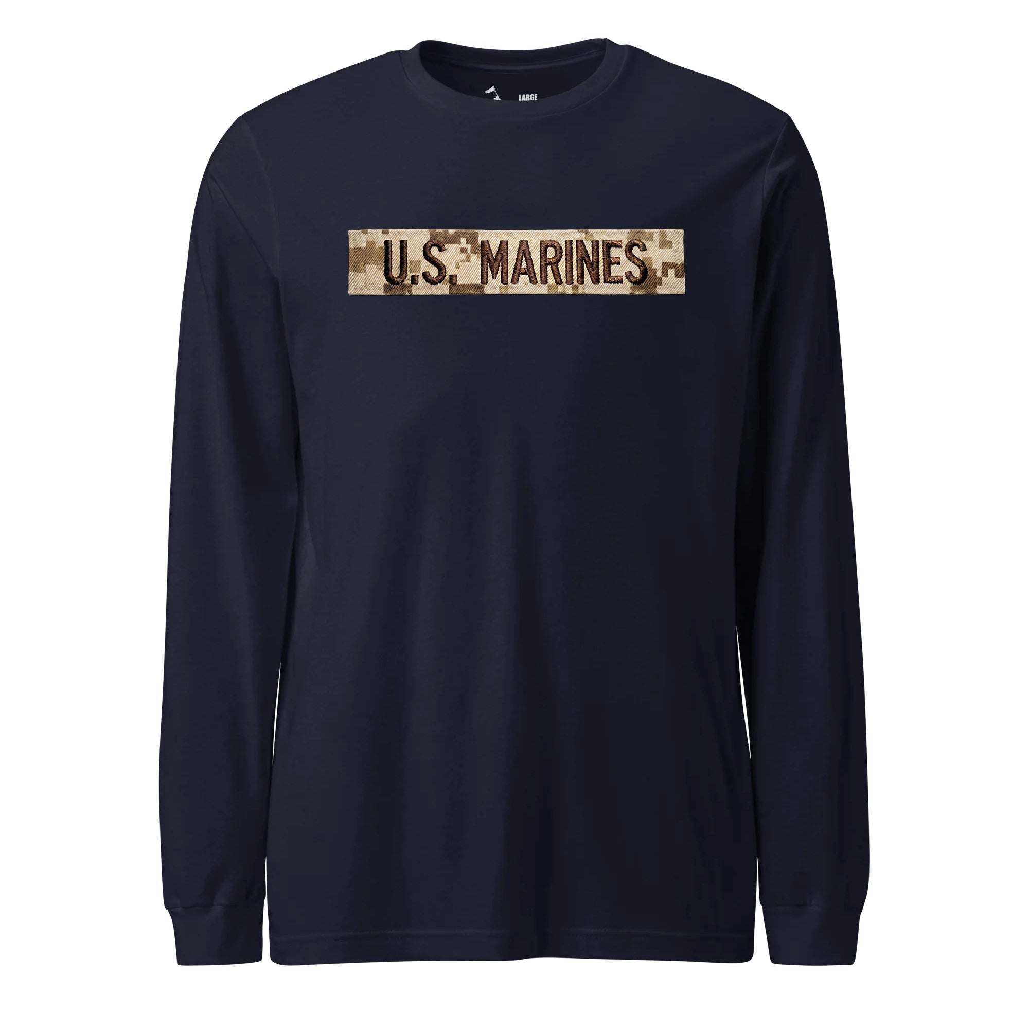 U.S. Marines Desert Marpat Uniform Tape Long Sleeve T-Shirt