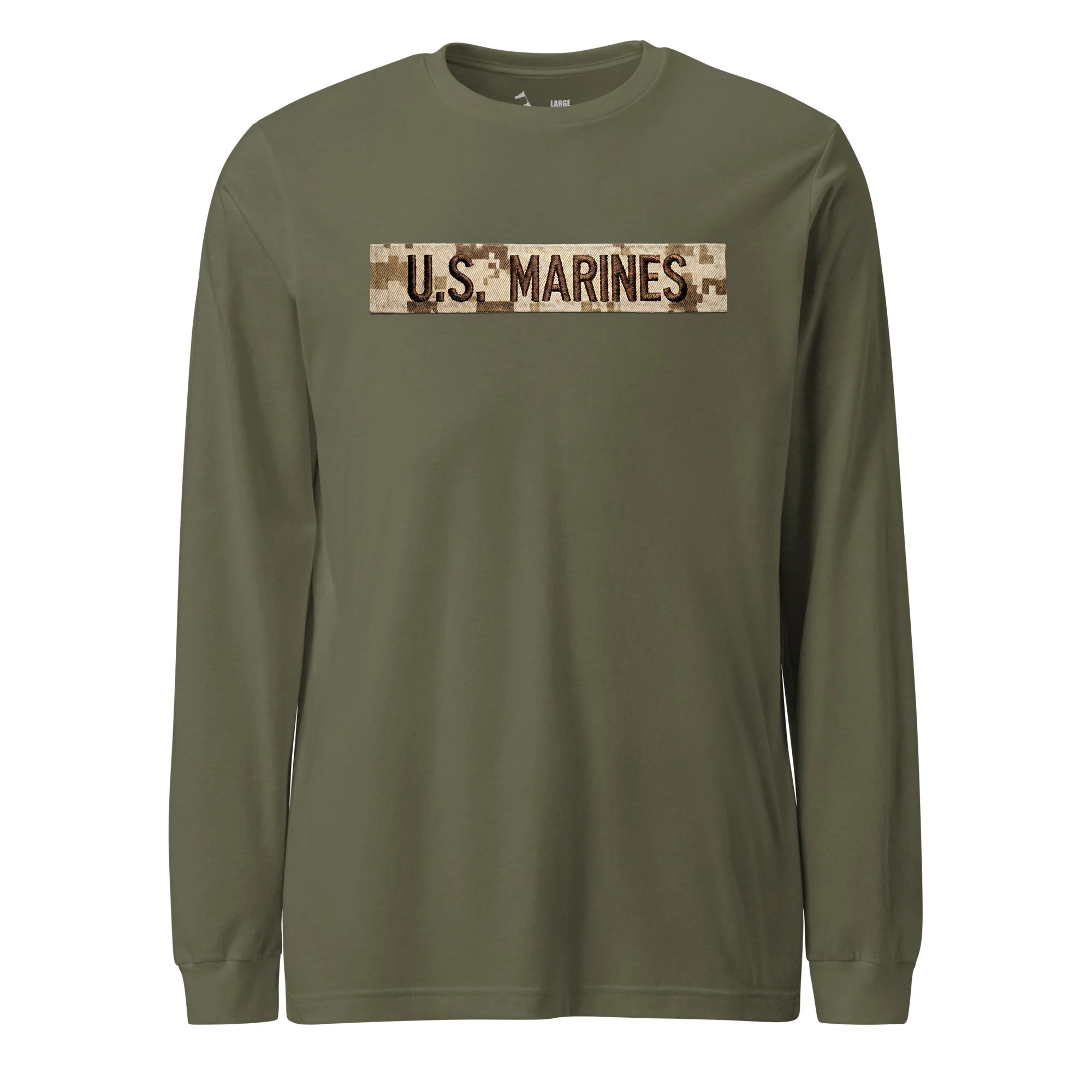 U.S. Marines Desert Marpat Uniform Tape Long Sleeve T-Shirt