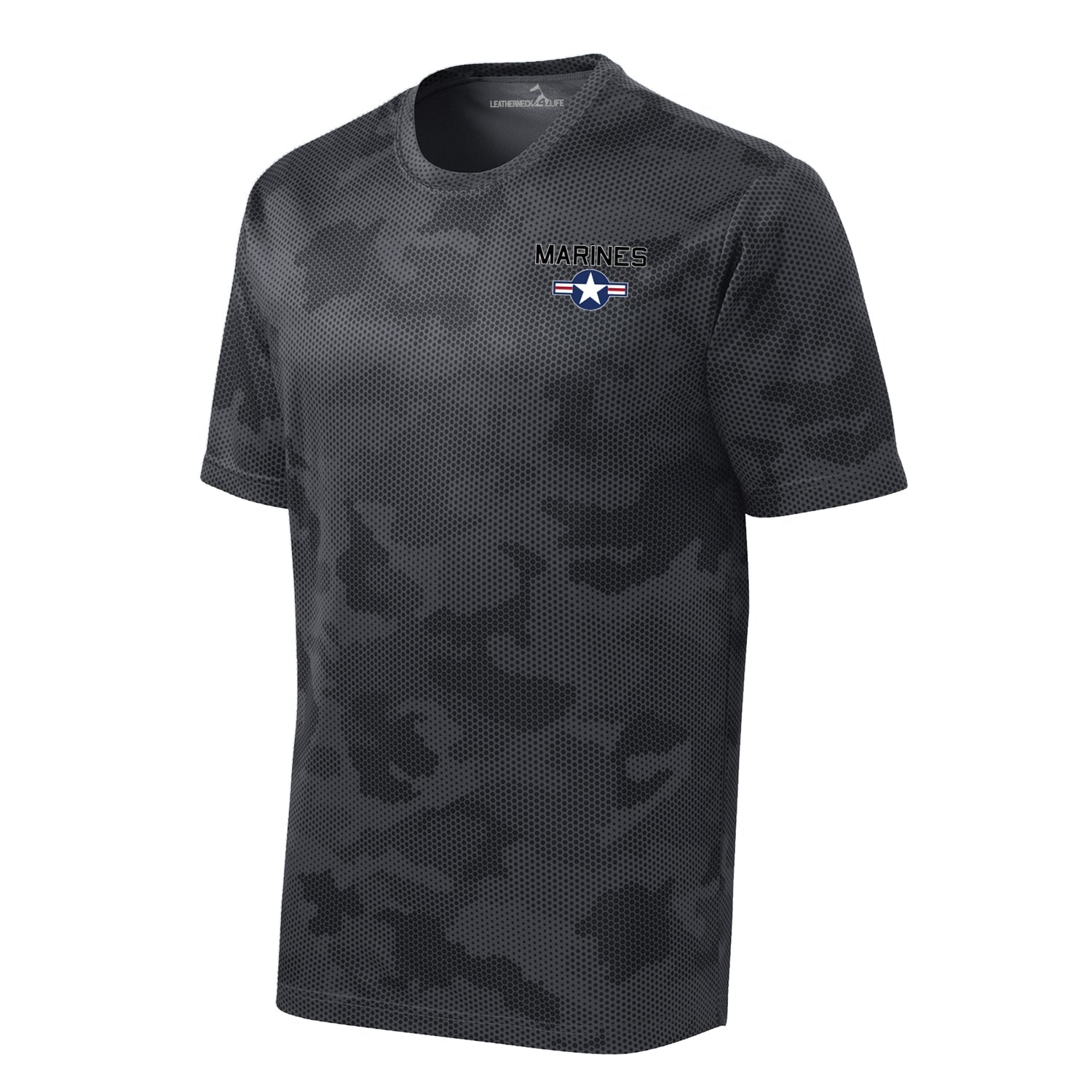 Camohex Marines Roundel Left Chest Performance T-Shirt