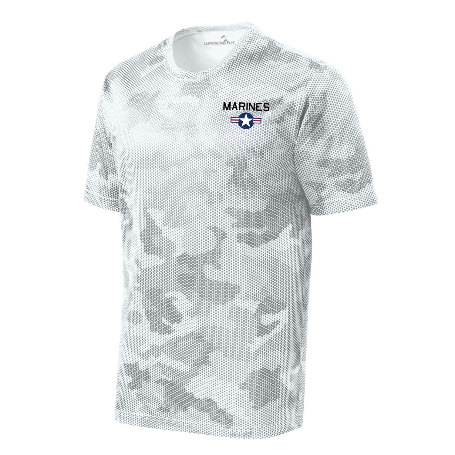 Camohex Marines Roundel Left Chest Performance T-Shirt