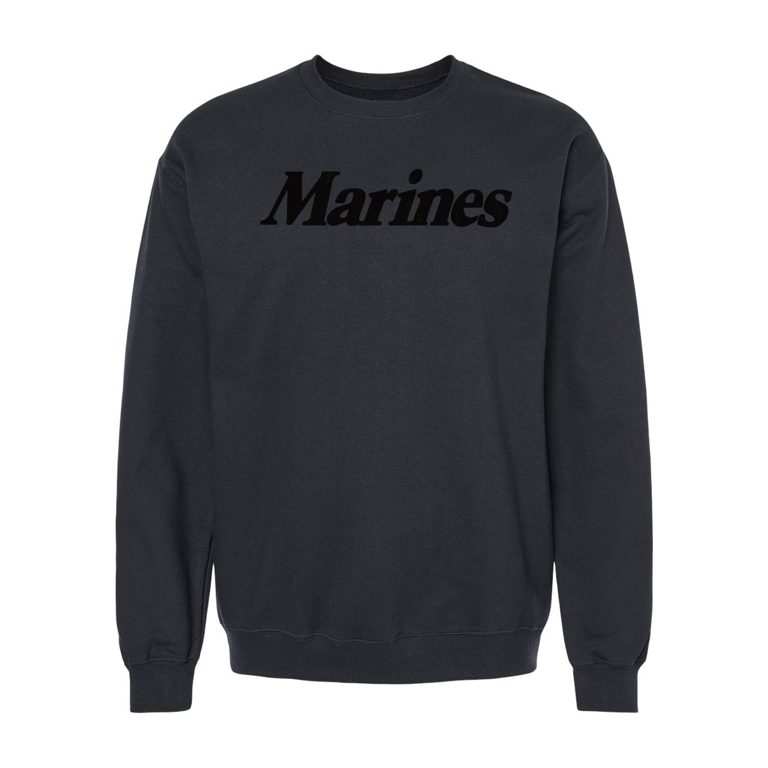 Marines Script Crewneck Sweatshirt