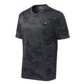 Camohex Matte Black Eagle Globe & Anchor Left Chest Performance T-Shirt